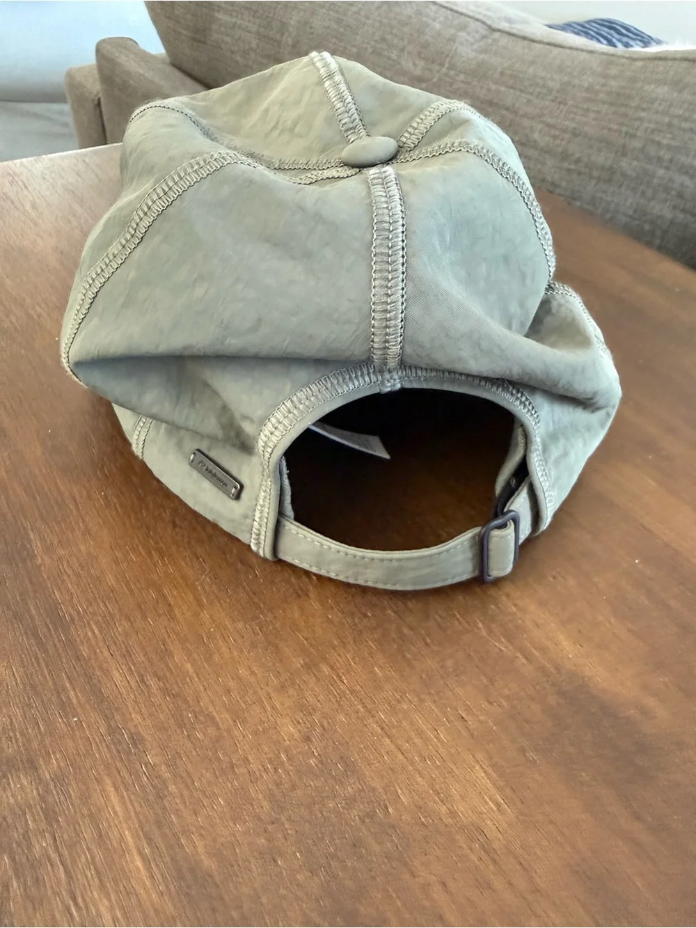 Lululemon Lightweight Running Ball Cap Sage Grey OS 56cm Athletic Hat